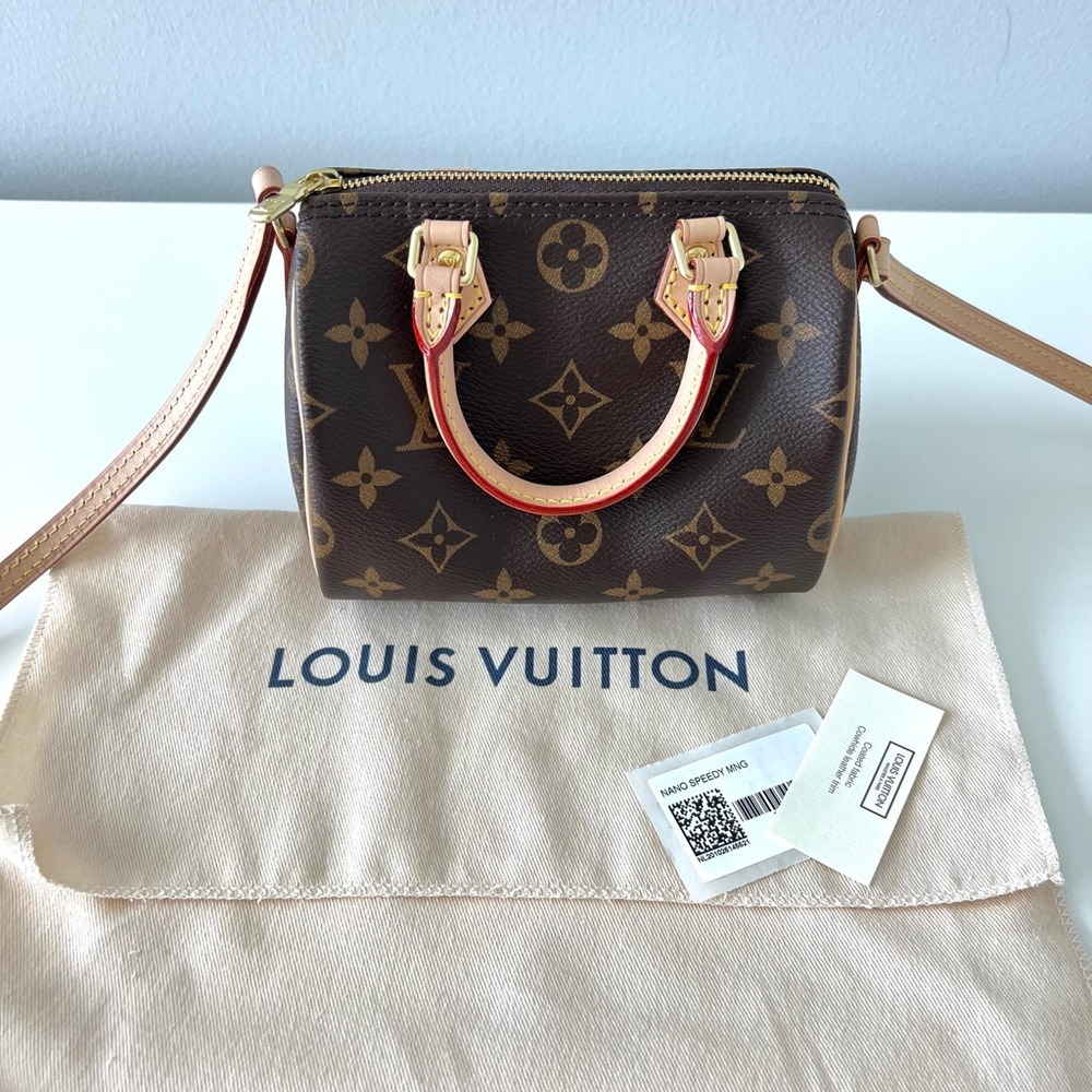 NWT Louis Vuitton Nano Speedy - Monogram - Picture 3 of 6
